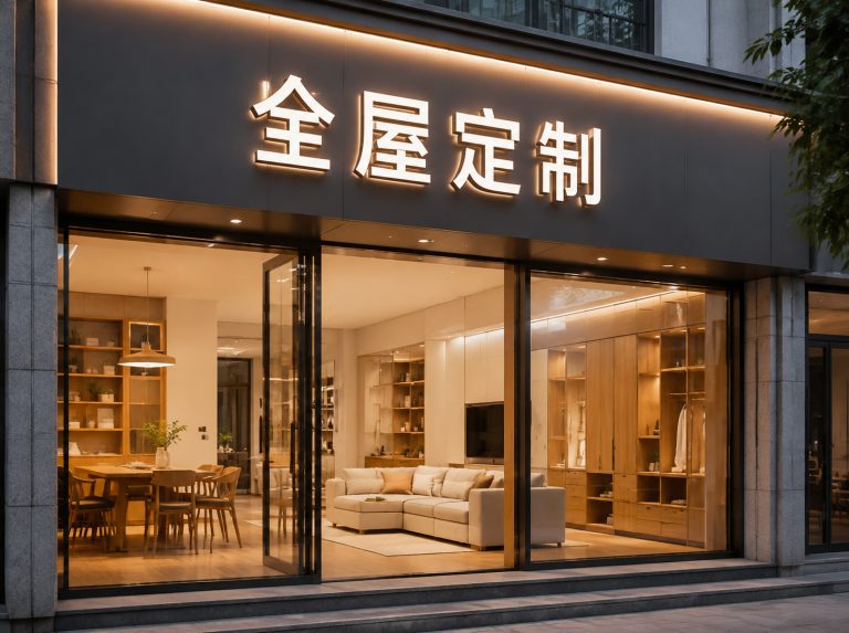 炉霍县家具门店LED发光字招牌